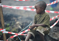 コンゴ民主共和国東部で起こっている武力衝突によって避難を余儀なくされた子どもたちは、武装勢力による暴力、搾取によって、非常に厳しい状態にある。